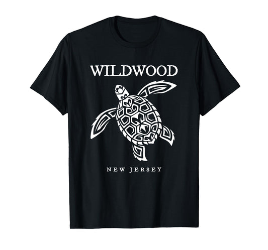 Wildwood New Jersey Sea Turtle Beach Vacation Mens Womens T-Shirt