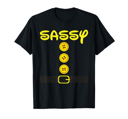 Sassy-Dwarf Halloween Costume Color Family Matching Dwarf T-Shirt