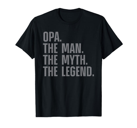 Funny Opa Design For Grandpa Grandfather From Grandkids Opa T-Shirt