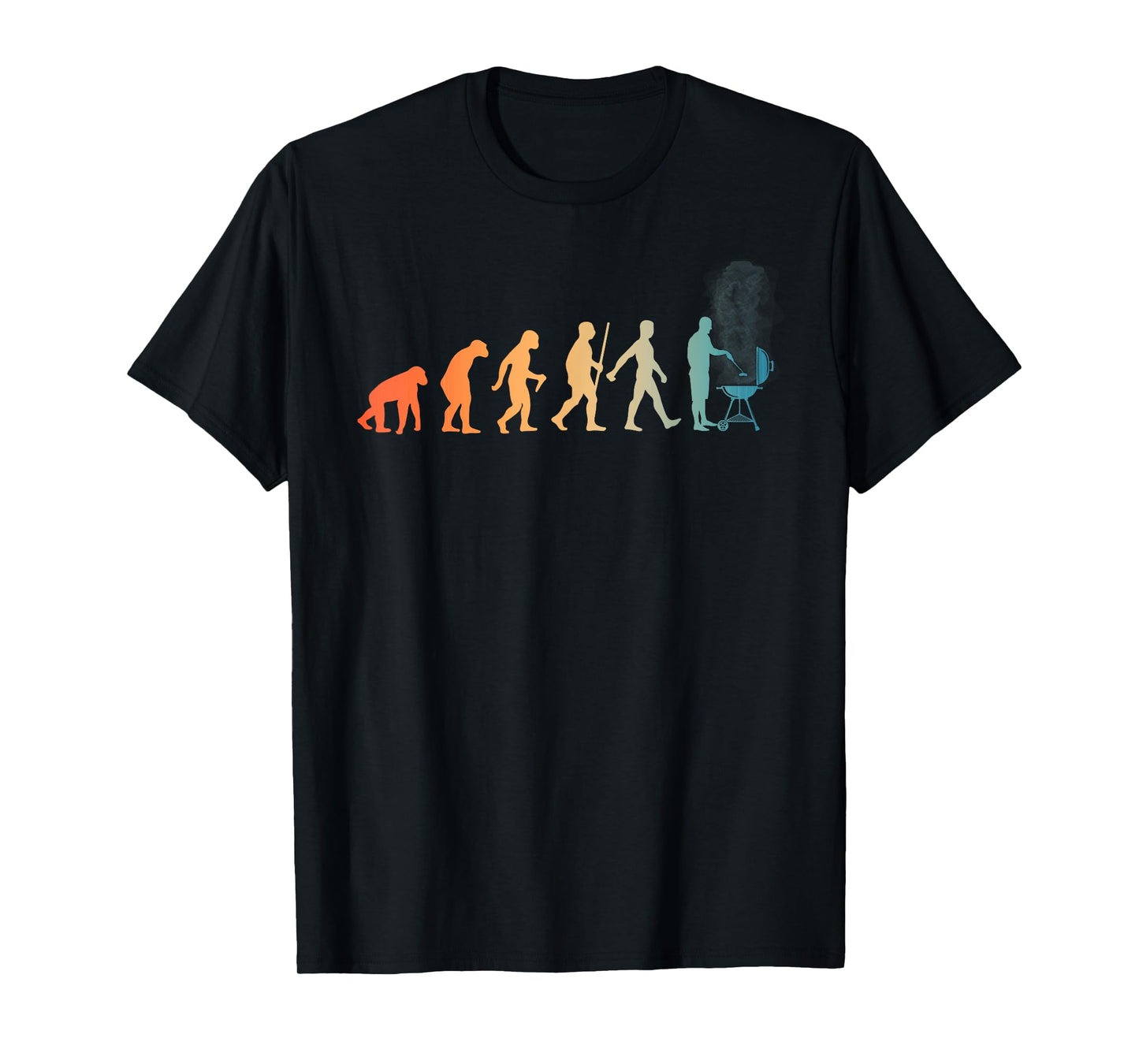 Cool BBQ Grilling Design For Men Women Barbecue Meat Smoker T-Shirt
