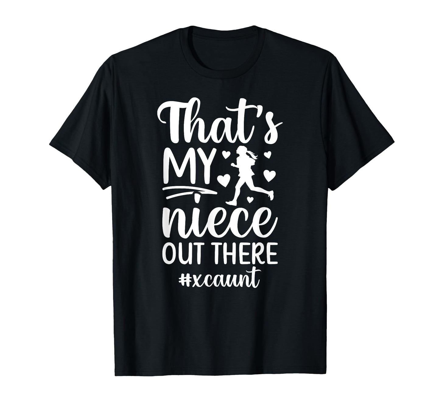 XC Aunt Proud Cross Country Aunt Cross Country Runner Auntie T-Shirt