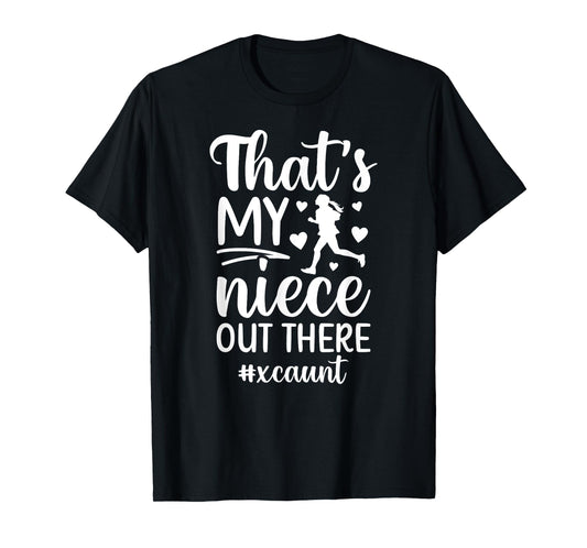 XC Aunt Proud Cross Country Aunt Cross Country Runner Auntie T-Shirt