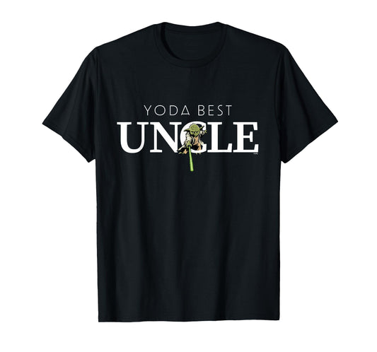 Star Wars Yoda Best Uncle Lightsaber Gift for Family T-Shirt