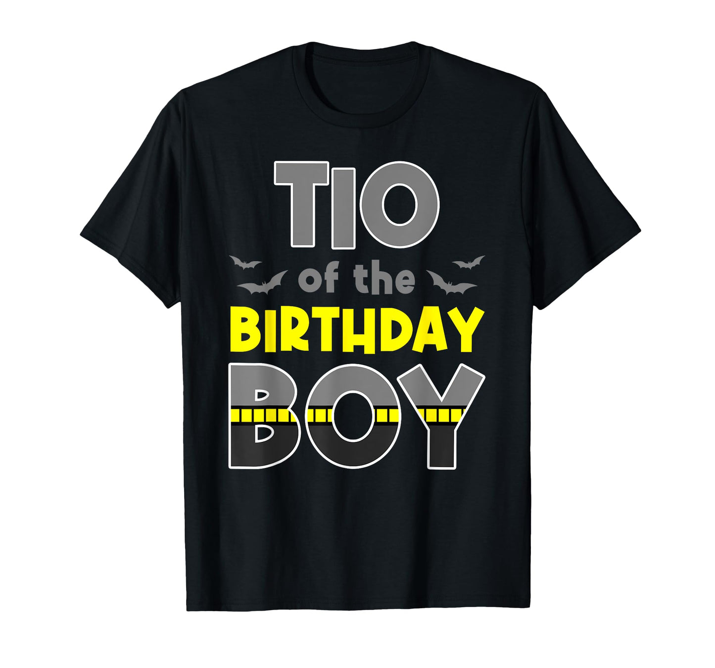Tio Of The Birthday Boy Bat Family Party Theme Boys Gift T-Shirt
