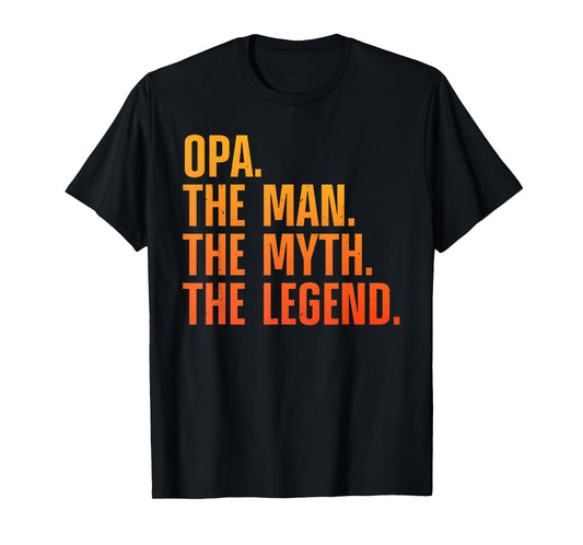 Funny Opa Design For Grandpa Grandfather From Grandkids Opa T-Shirt