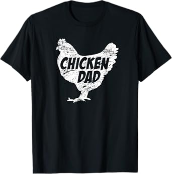 Women's Chicken Dad T-Shirt - Funny Farm Farmer Tee Father Gift XL Cranberry