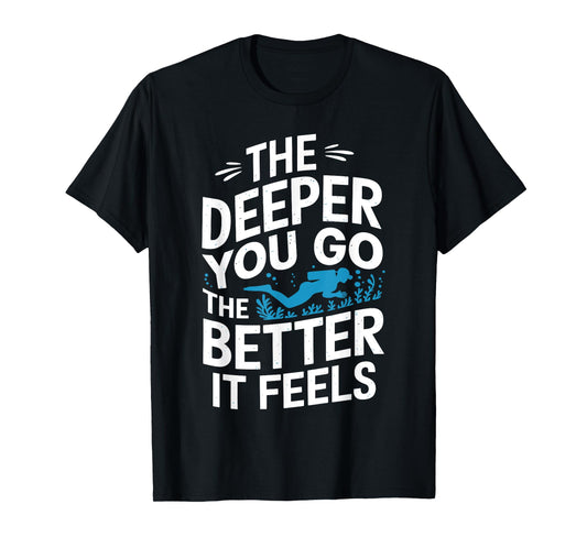 Cool Scuba Diving Art For Men Dad Father Ocean Scuba Diver T-Shirt
