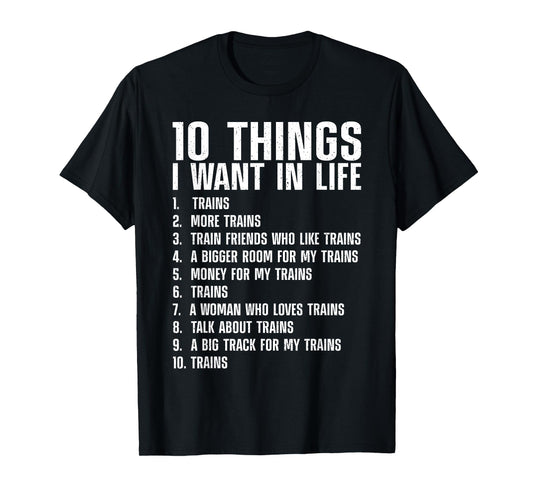 Cool Train Art For Men Women Kids Railroad Model Train Lover T-Shirt
