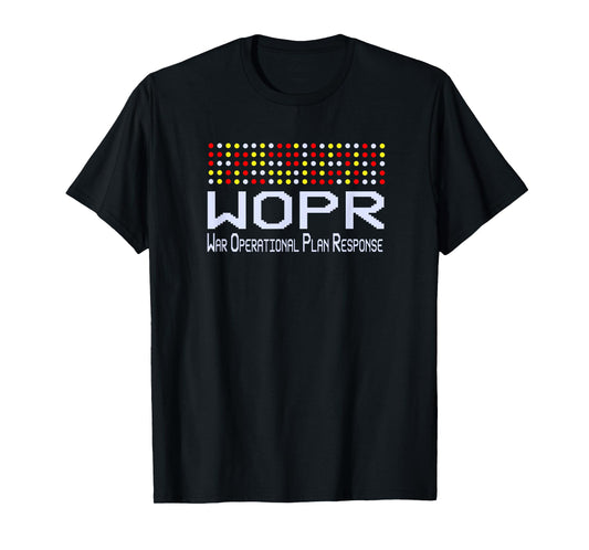 War Games WOPR Classic Funny 80s Movie Vintage Men's Graphic T-Shirt