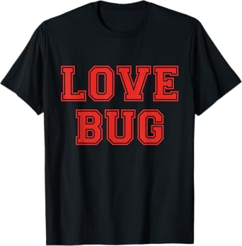 Love Bug V-Day Retro Style Love Bug Valentines Day T-Shirt