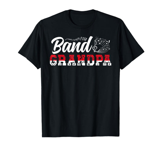 Band Grandpa Marching Band Grandfather T-Shirt