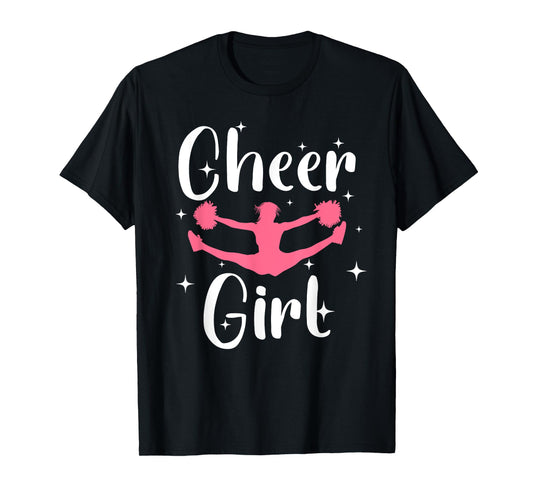 Funny Cheerleader Design For Girls Teen Women Cheerleading T-Shirt