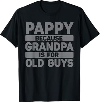 Pappy Design For Grandpa From Grandkids Father's Day Pappy T-Shirt
