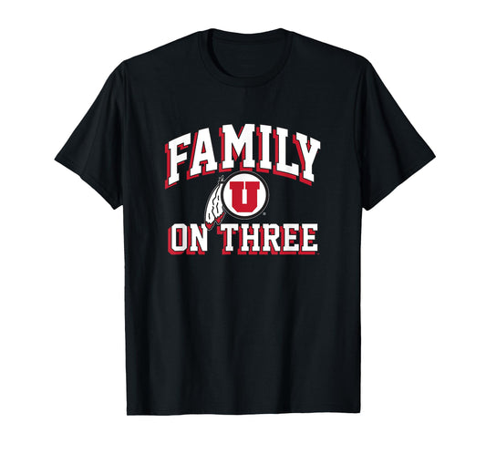University of Utah Utes Family on Three T-Shirt