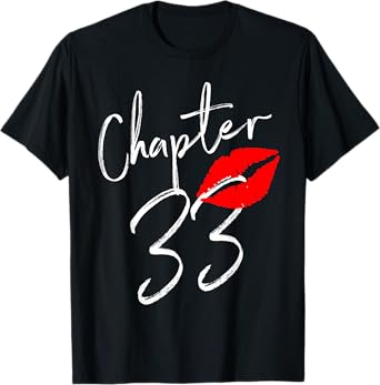 Chapter 33 Happy Birthday 33 Born In 1988 T-Shirt