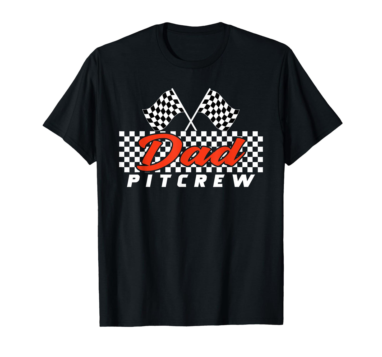 Race Car Birthday Party Racing Family Dad Pit Crew T-Shirt
