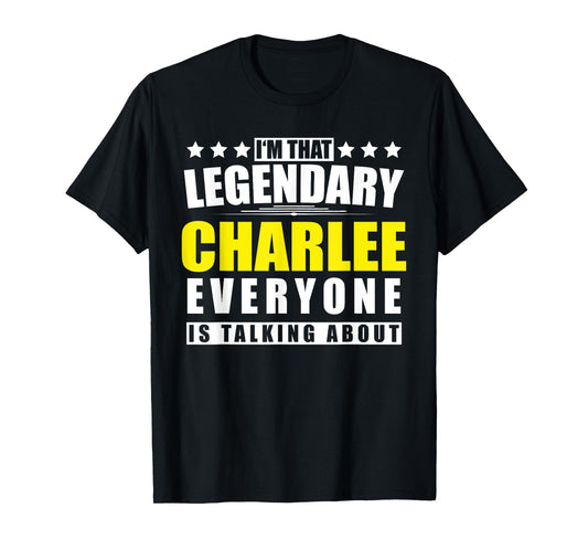 Name Charlee First Name Gifts - Funny Personalized Gift T-Shirt