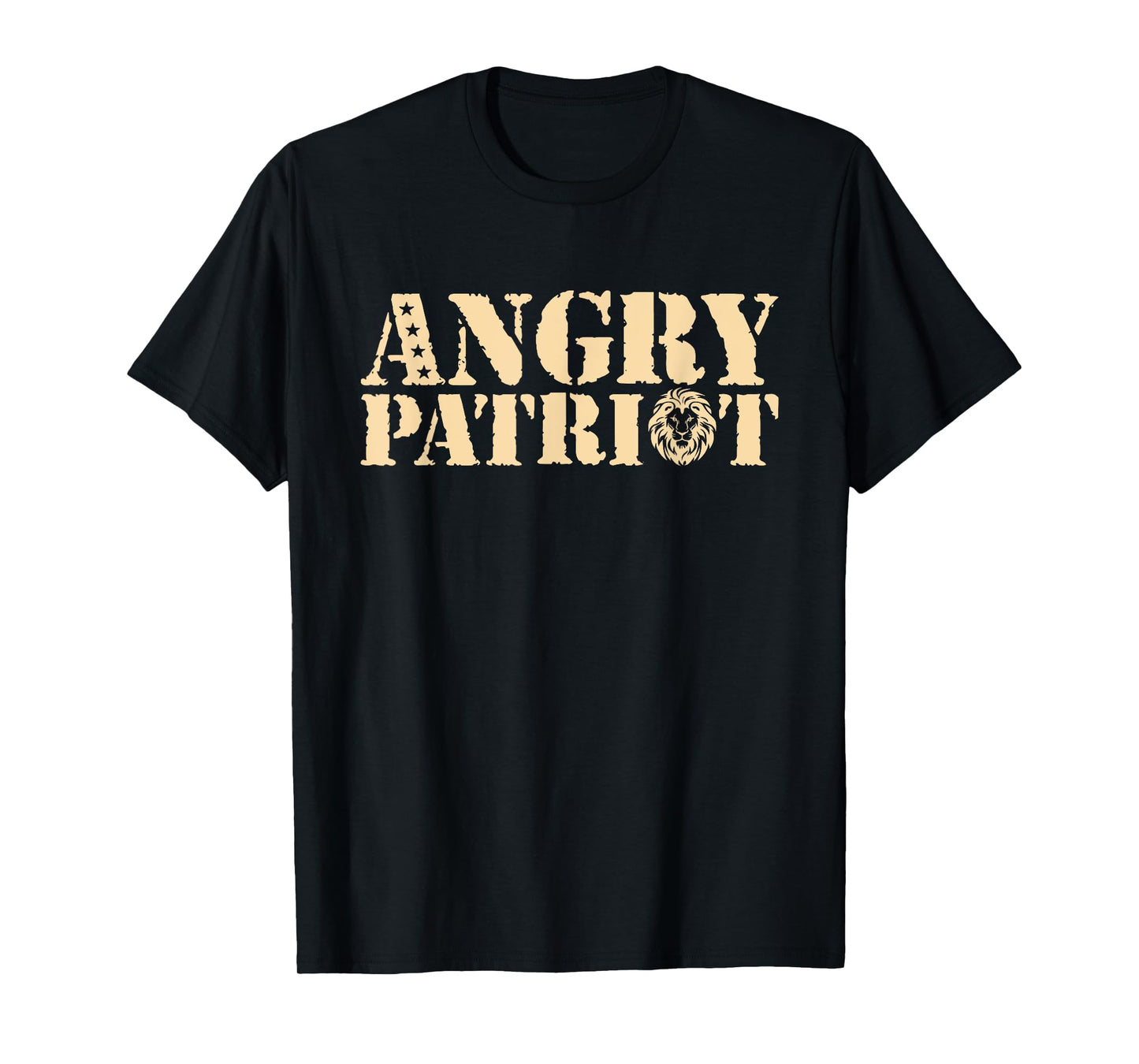 Angry Patriot American Flag US Patriot Design Women Men T-Shirt