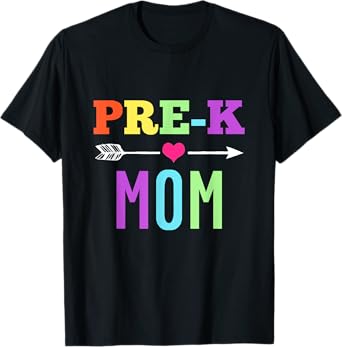 Pre K Mom TShirt - Awesome Back To School Mother Tee T-Shirt