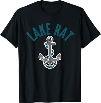 Lake Rat Anchor Lake Time Lake Life T-Shirt