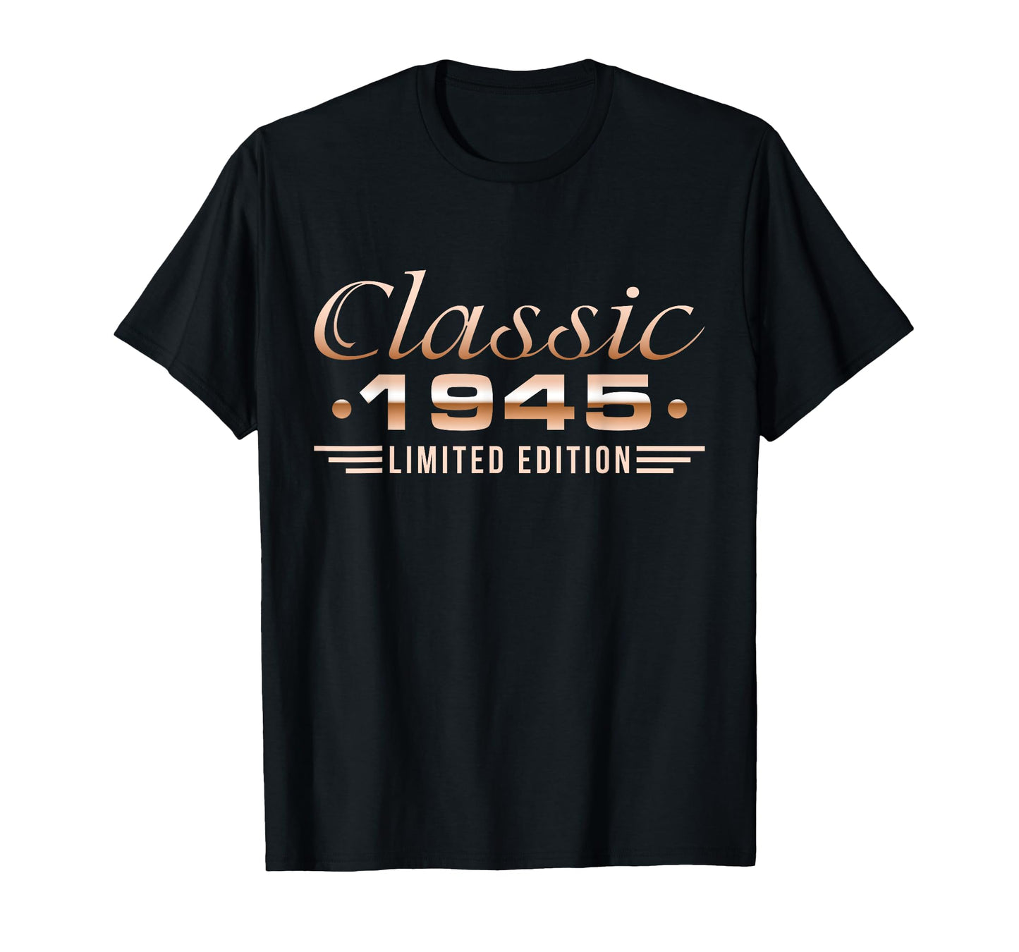 Classic 1945 80th Birthday 80 Years Old Men Born In 1945 T-Shirt