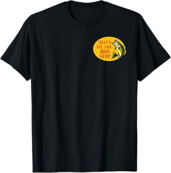 (2 Sides) Vintage Thats My Ass Bro Stop Funny Fishing T-Shirt