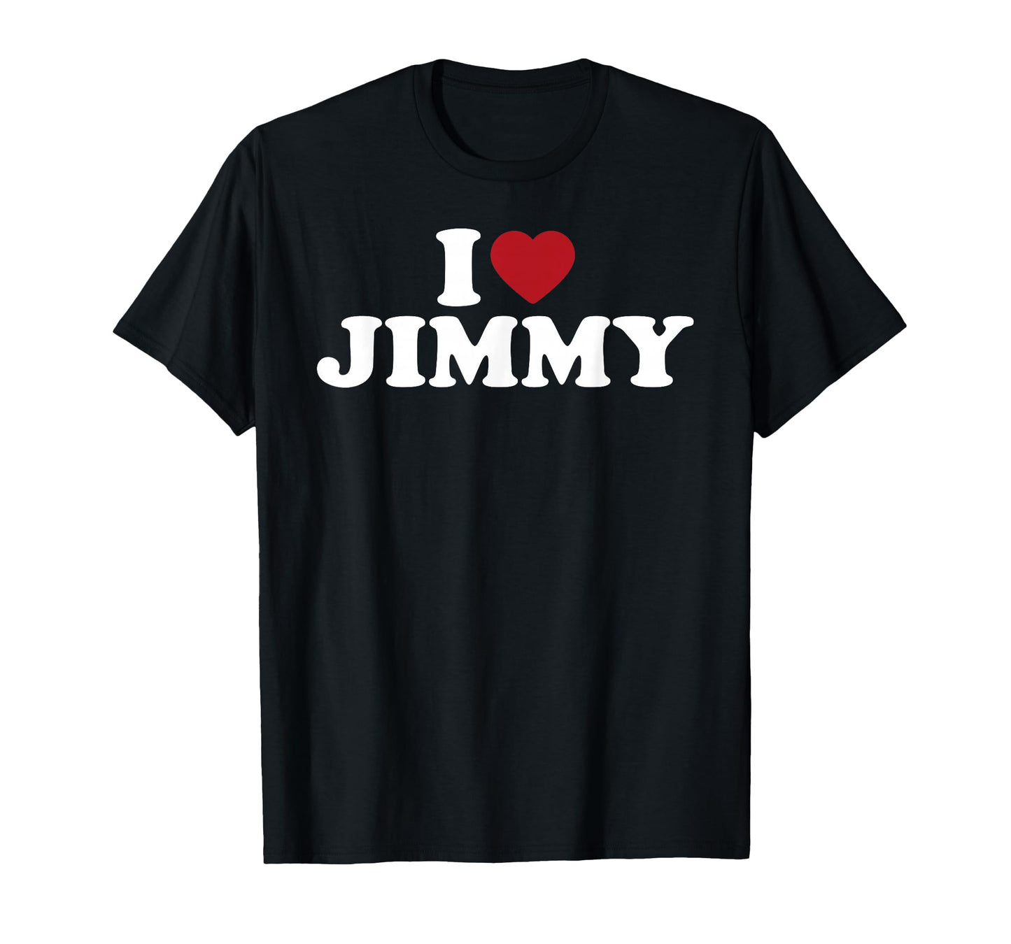 I Love Jimmy, I Heart Jimmy Red Heart T-Shirt