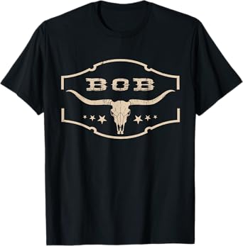 Classic Art Bob Last Name Adorable Apparel For Lovers Pride T-Shirt
