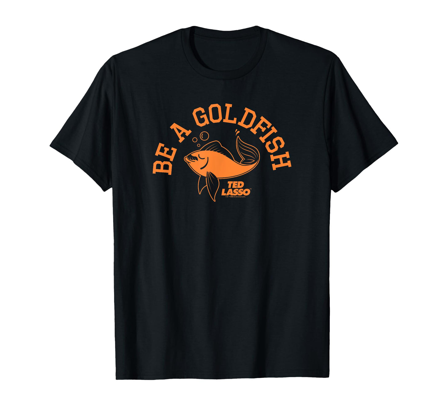 Ted Lasso Be A Goldfish Collegiate Short Sleeve T-Shirt