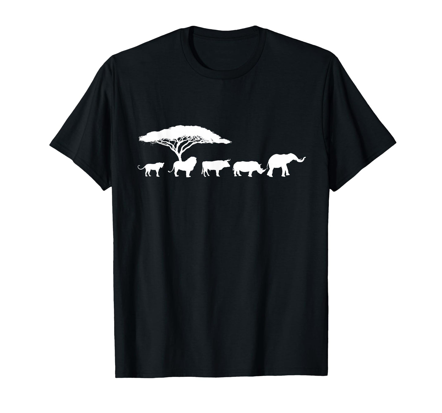 Africa The Big Five Animals T-Shirt | Kids Toddler BIG 5 T-Shirt