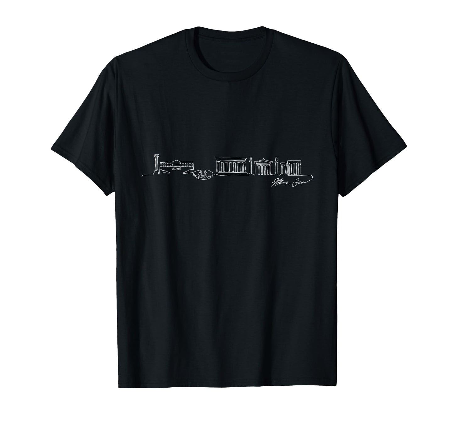 Signature Athens Greece Skyline - Parthenon Souvenir T-Shirt