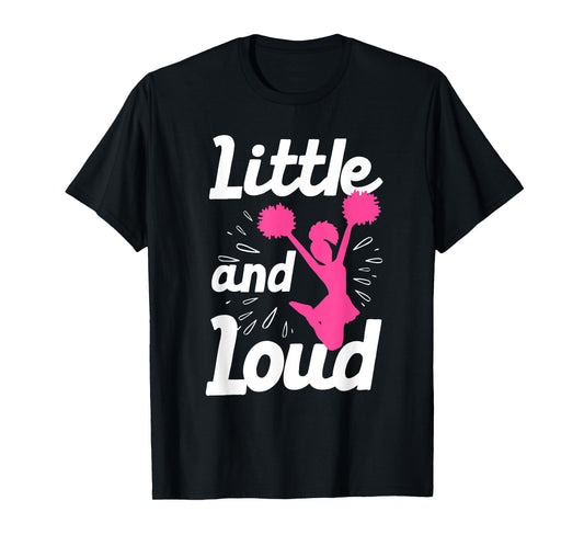 Cool Cheerleader Art Teens Girls Cheerleading Cheer Gymnast T-Shirt