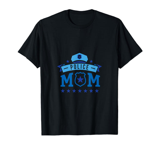 Police Mom Mothers Day T-Shirt