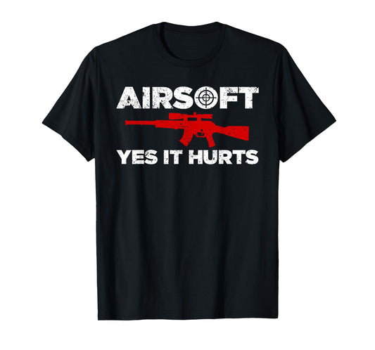 Funny Airsoft Art For Men Women Paintball Combat Sport T-Shirt