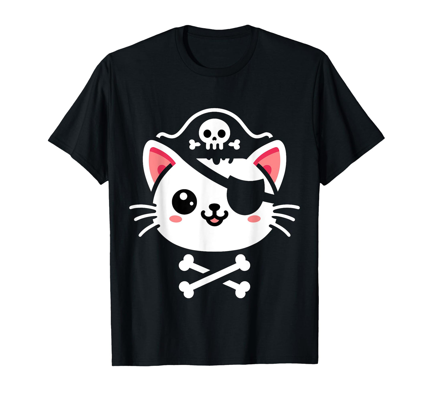 Pirate Cat Halloween Costume T-Shirt