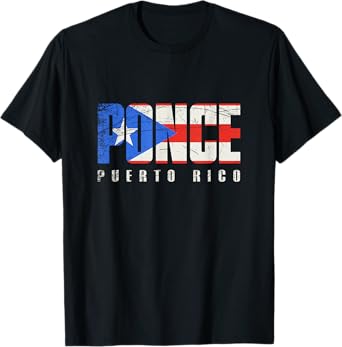 Puerto Rican flag Ponce Puerto Rico T-Shirt
