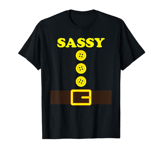 Sassy Dwarf Halloween Costume Color Group Matching Dwarf T-Shirt