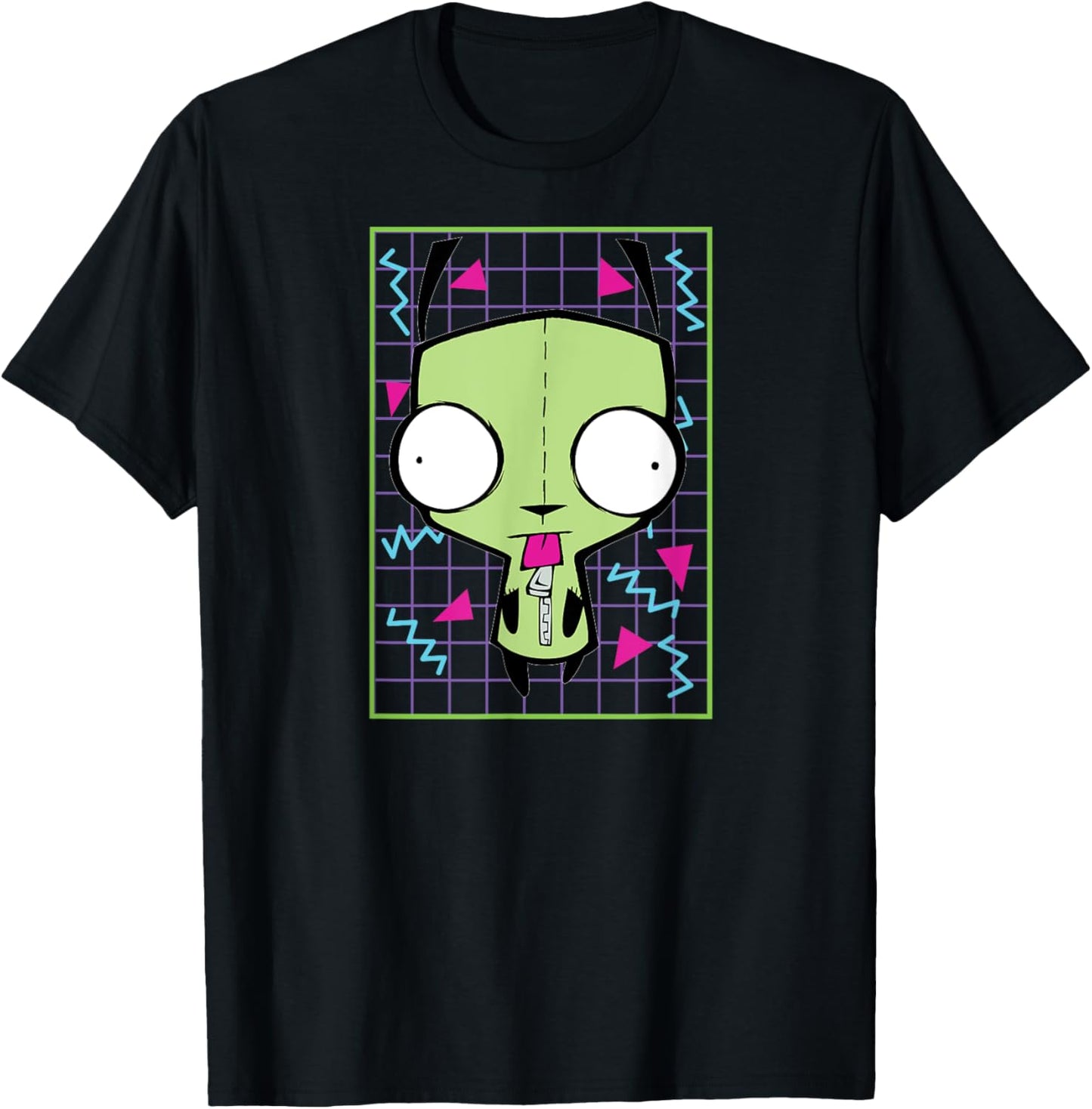 Invader Zim - Gir 90s Grid T-Shirt
