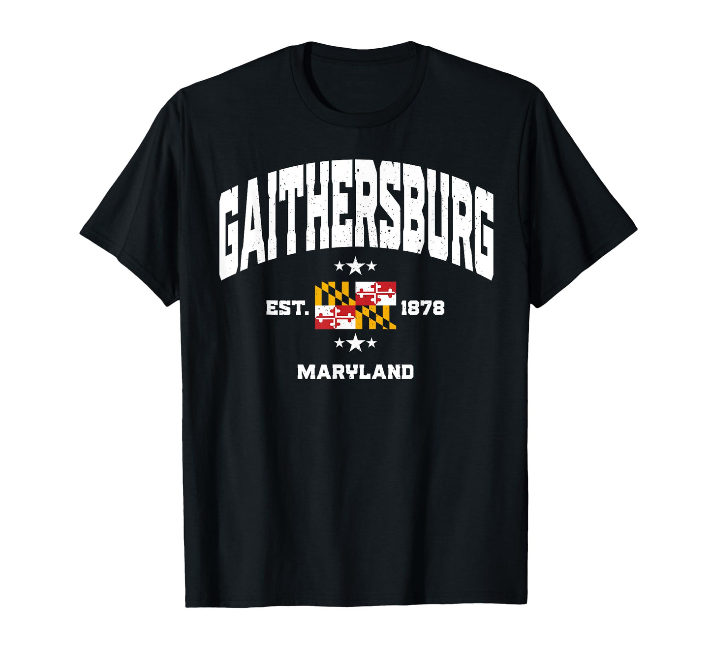 Athletic Gaithersburg Maryland MD Retro Throwback Souvenir T-Shirt