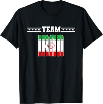 Patriotic Iranian Flag Team Iran T-Shirt