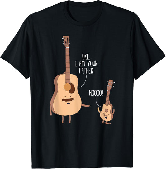 Uke I Am Your Father T Shirt Ukulele Guitar Music T-Shirt