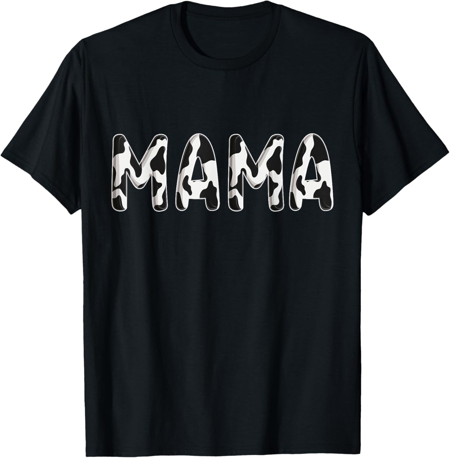 Cow Mama Birthday Family Matching Mothers Day Boy Girl Farm T-Shirt