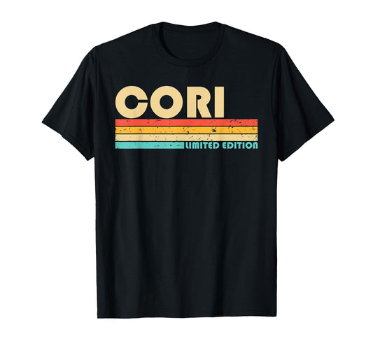 CORI Name Personalized Retro Vintage 80s 90s Birthday T-Shirt