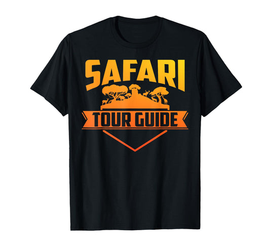 Cool Safari Tour Guide Design For Men Women Zookeeper Safari T-Shirt