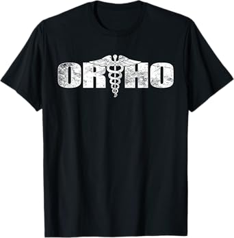 ORTHO Vintage Ortho Medical Orthopaedic Nurse Doctor T-Shirt