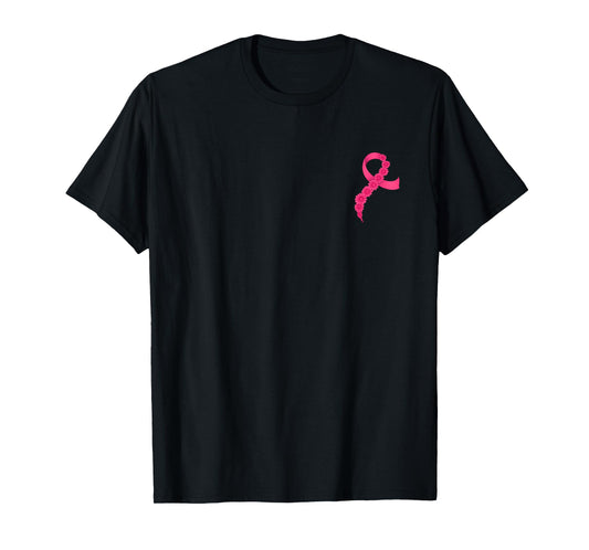 Pink Ribbon Supporter Men Women Breast Cancer Awareness T-Shirt