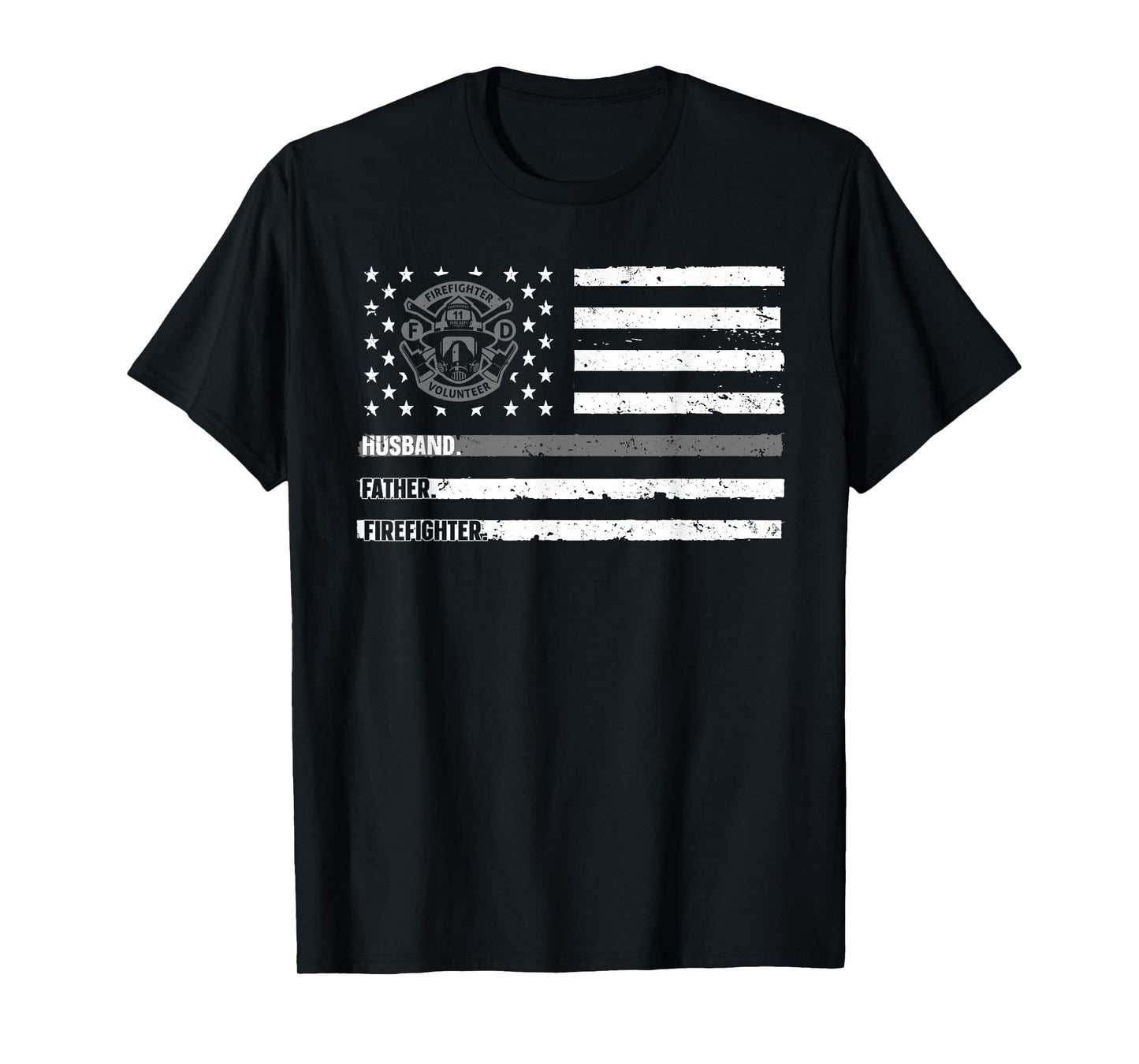 Firefighter Art For Husband Men Dad Firefighting Firefighter T-Shirt