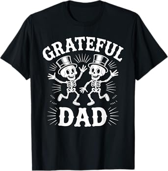 Grateful Dad Halloween Holidays Funny For Men Women T-Shirt