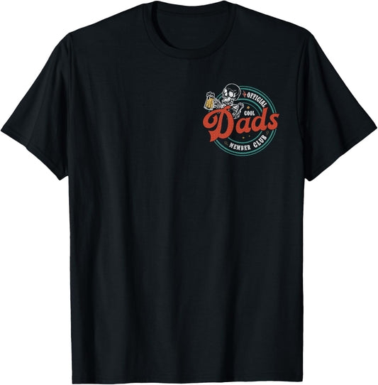 Official Member Cool Dads Club Skeleton Father's Day T-Shirt