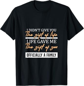 Adoption Announcement Day Family Gifts Plans Time T-Shirt